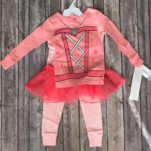 Carters Ballerina Dancer Tutu Pajamas 2T NWT